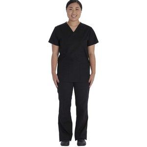 Vital Threads Men and Women Scrubs Set V-Neck Top & Drawstring Pant VT509C Size